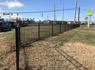 Ornamental steel fencing in Jackson Tennessee