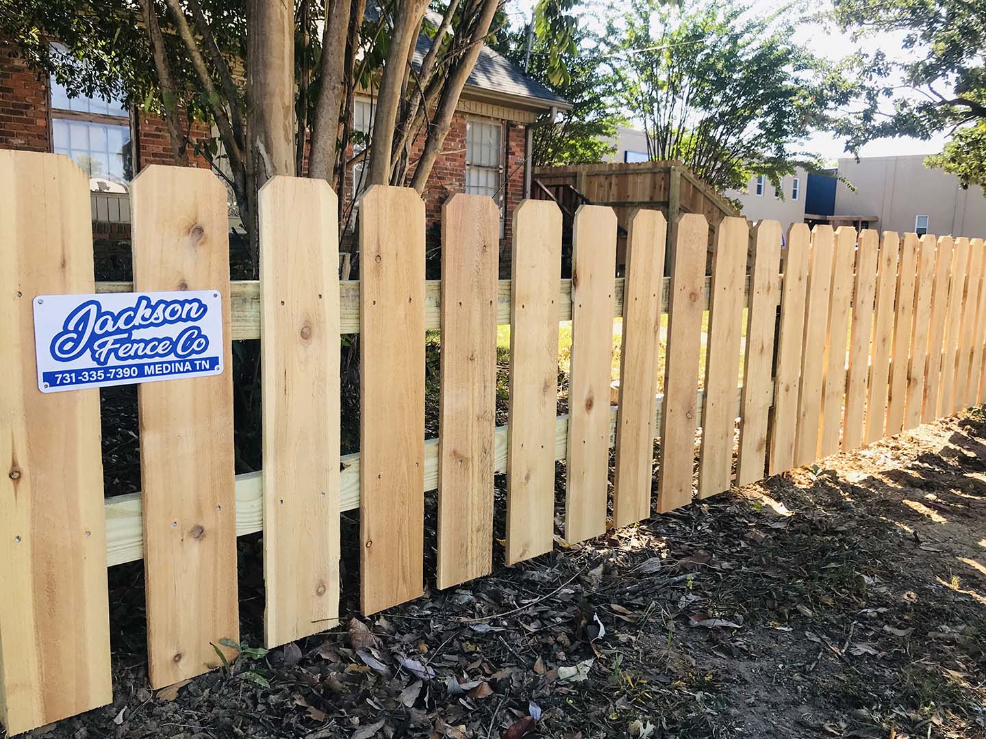 Wood Dog Fencing in Jackson Tennessee