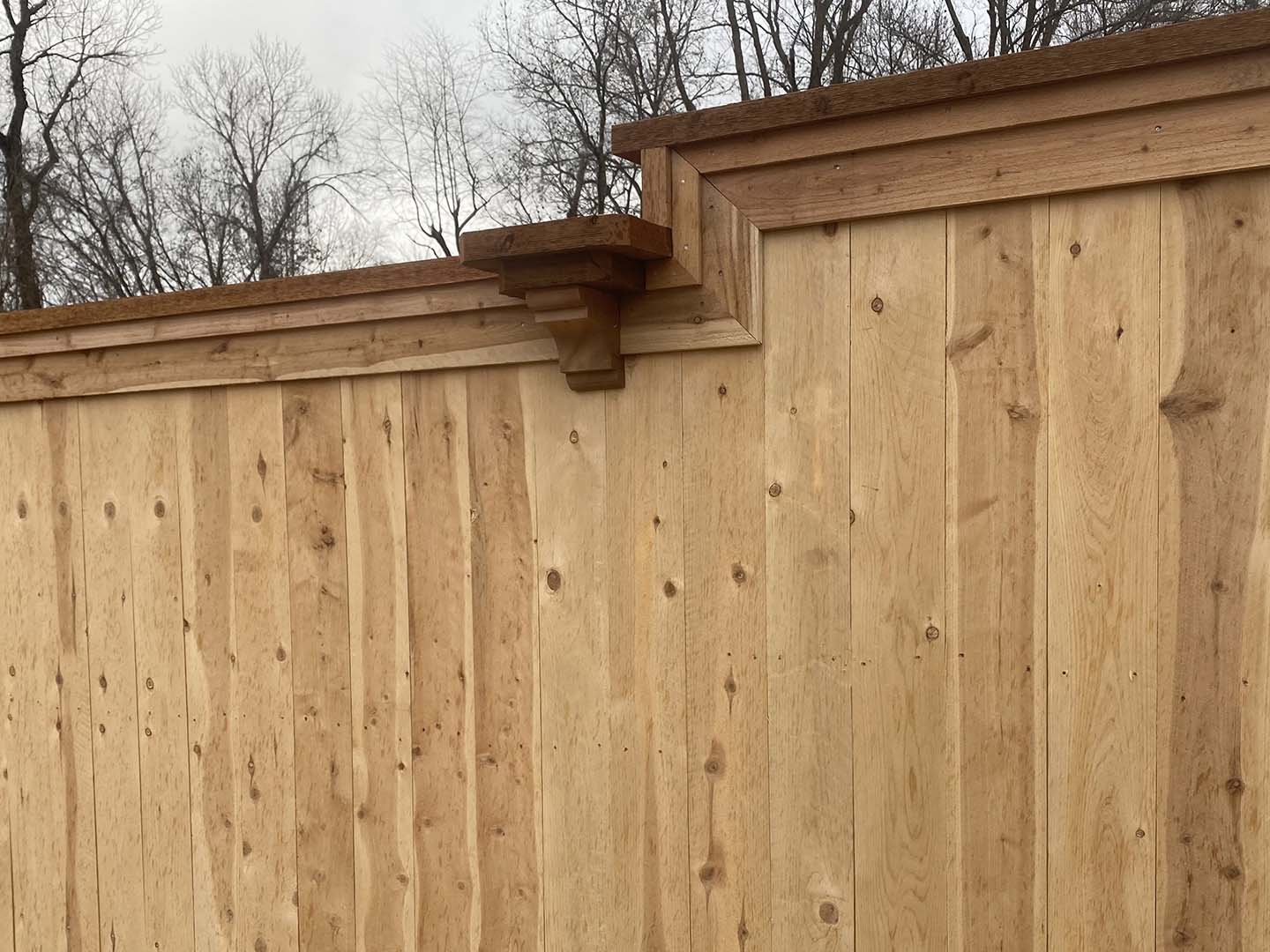 Custom Fence Project in West Tennessee