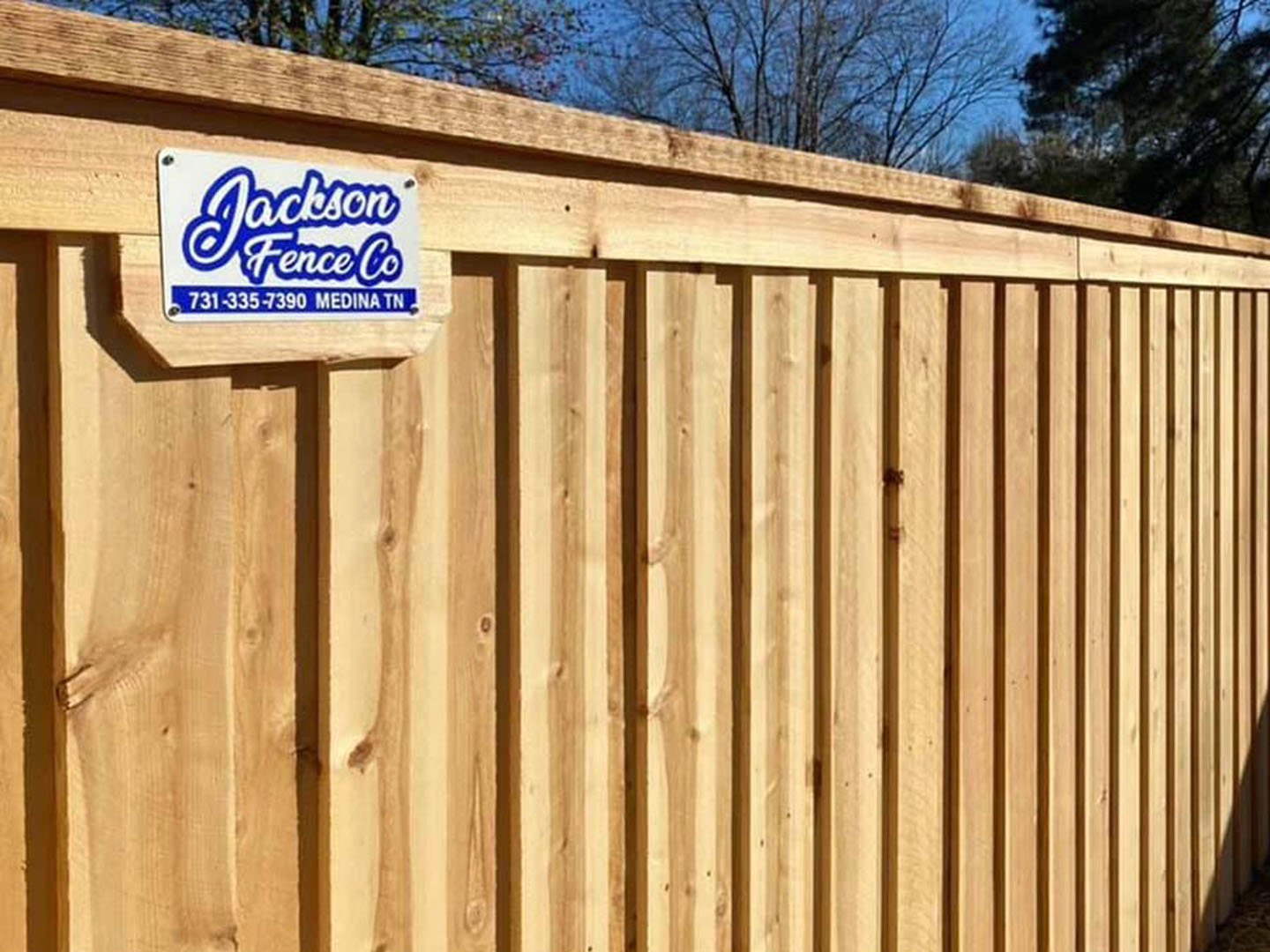 Atwood TN cap and trim style wood fence