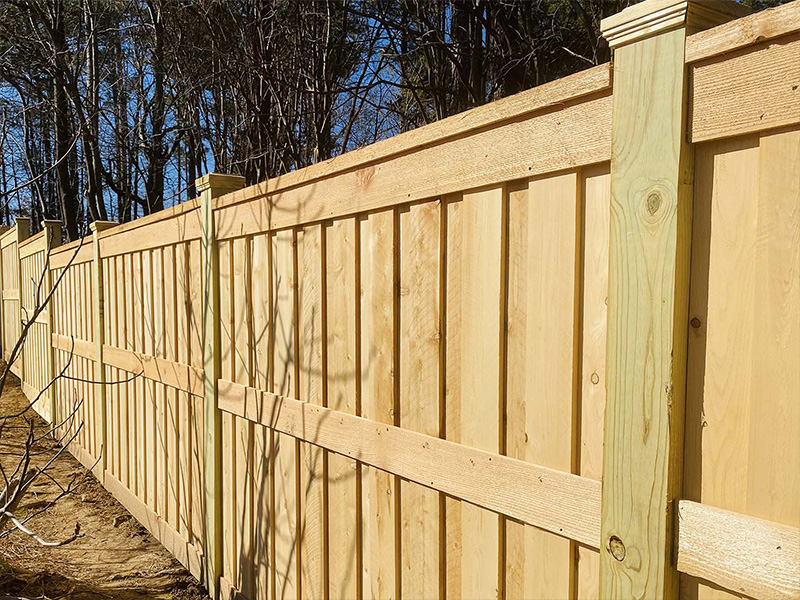 Medina TN cap and trim style wood fence